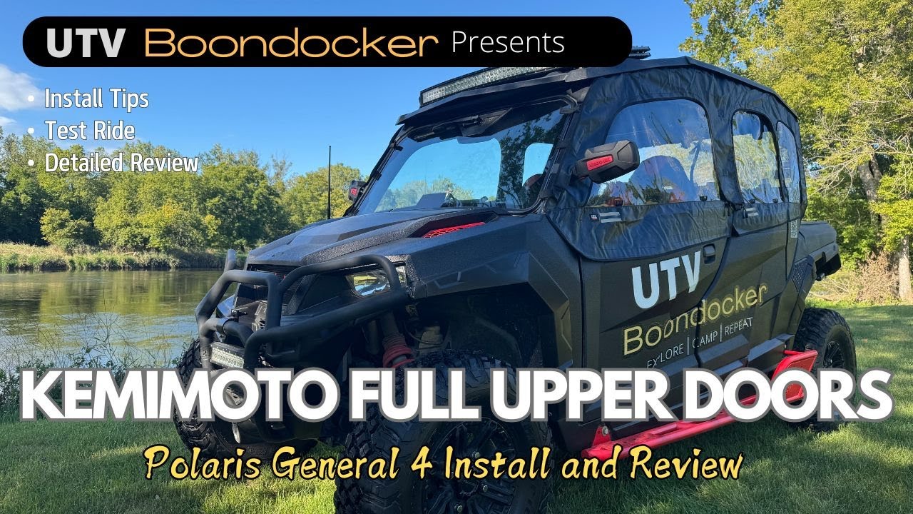 KEMIMOTO Soft Upper Doors - Polaris General install and Review