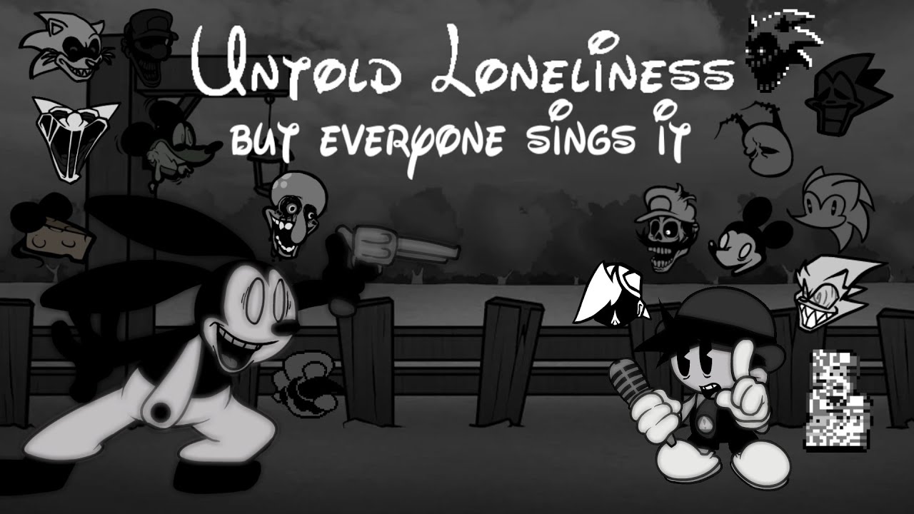 Untold Loneliness but everyone sings it (Wednesday's Infidelity Cover) - Friday Night Funkin' Mod