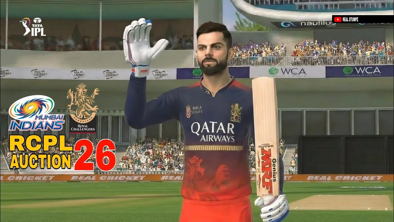 RCPL Auction 2026 | Mumbai Indians vs Royal Challengers Bangalore | Match 1 | Real Cricket&trade; 🏏