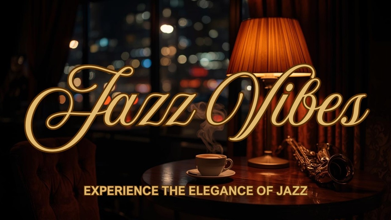 Smooth Jazz Café ☕ Relaxing Saxophone Music for Study, Work & Focus