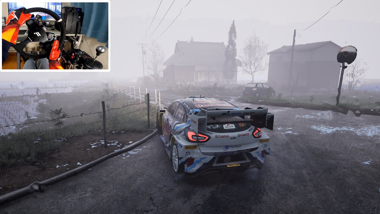 Max Attack в тумане (Ралли Япония) | Ford Puma Rally1 | EA Sports WRC | CSL DD + TH8A