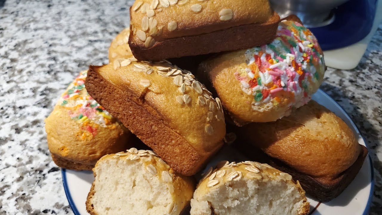 Pan quesitos de vainilla  caseros