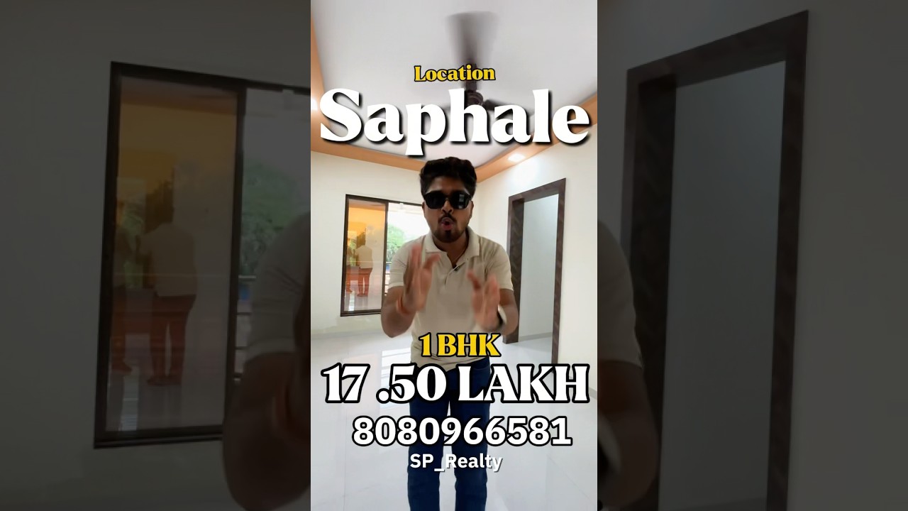 Sirf or sirf 17.50 Lakhs Mai 1bhk flat | Location - Saphale #saphale #palghar #1bhk #dreamhome