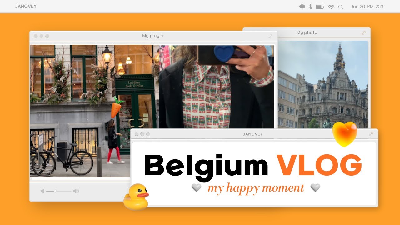[🇧🇪VLOG] 와플 천국 홍합 천국🧡 벨기에 앤트워프 여행 브이로그 | 손목 초콜릿🤚🏻, 맛집투어, 벨지안 프라이? 프렌치 프라이? 일단 드루와.