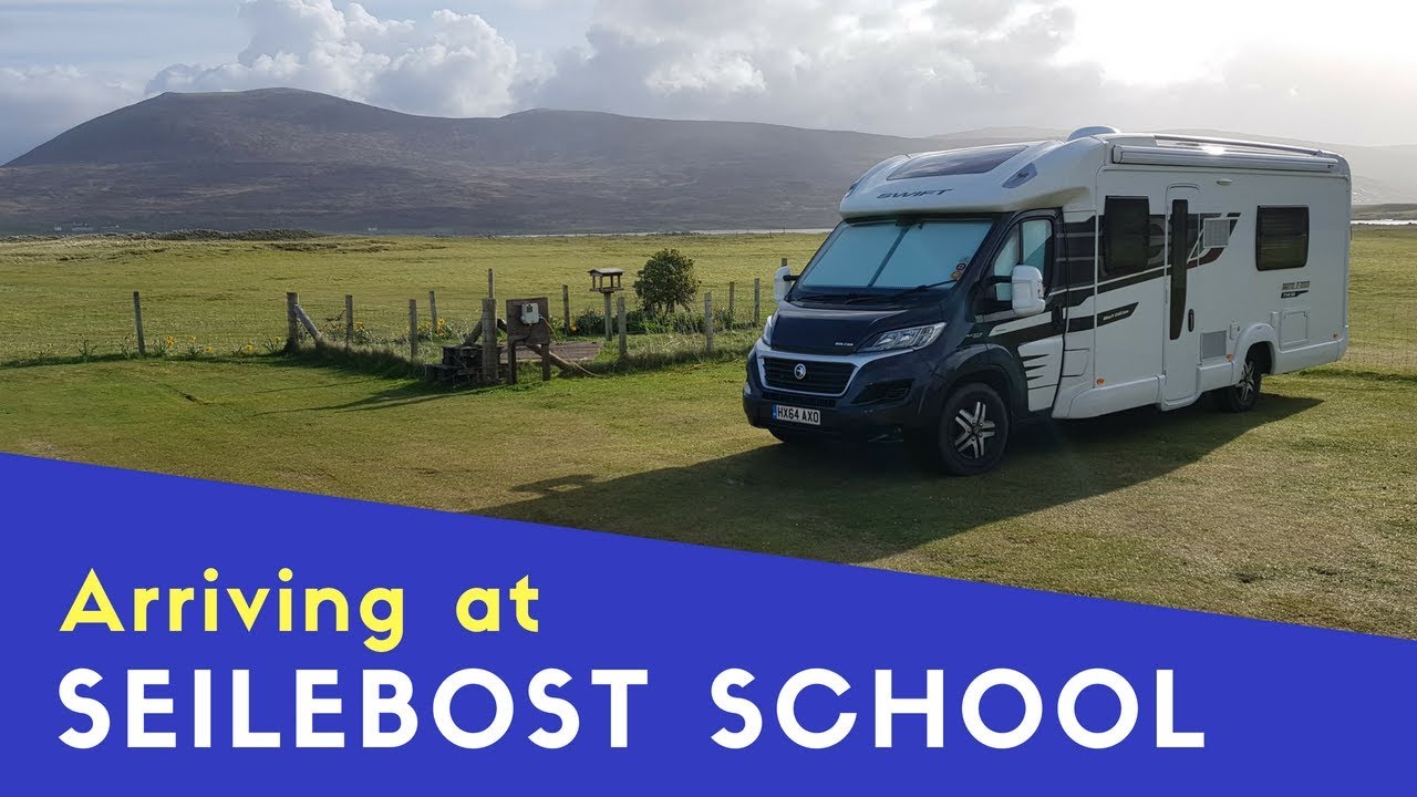Arriving at Seilebost School Campsite | Scottish Highlands and Islands Tour Pt10