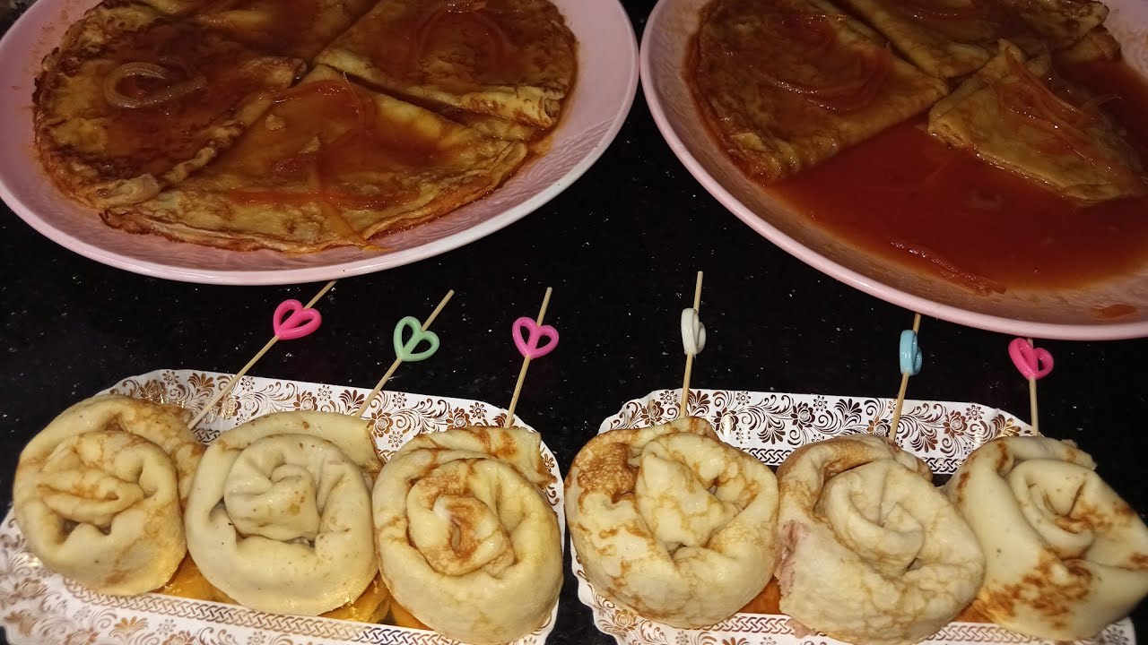Crêpes fromage thon/ Crêpes suzette  