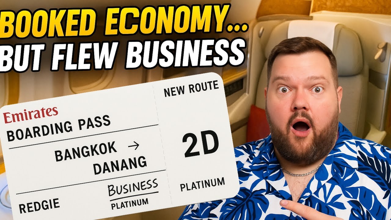 Free Emirates Business Class Upgrade!? Bangkok to Da Nang Flight Hack