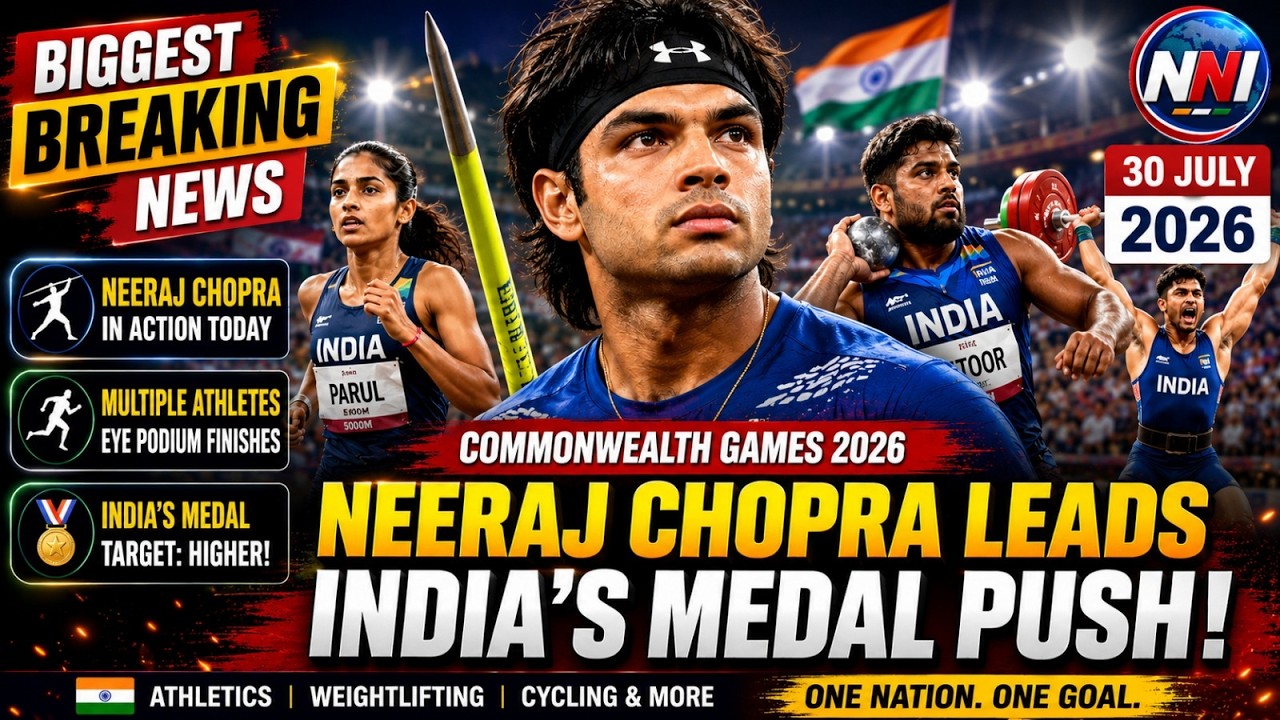 Neeraj Chopra CWG 2026 Schedule, Time & India Medal Hopes | Commonwealth Games News