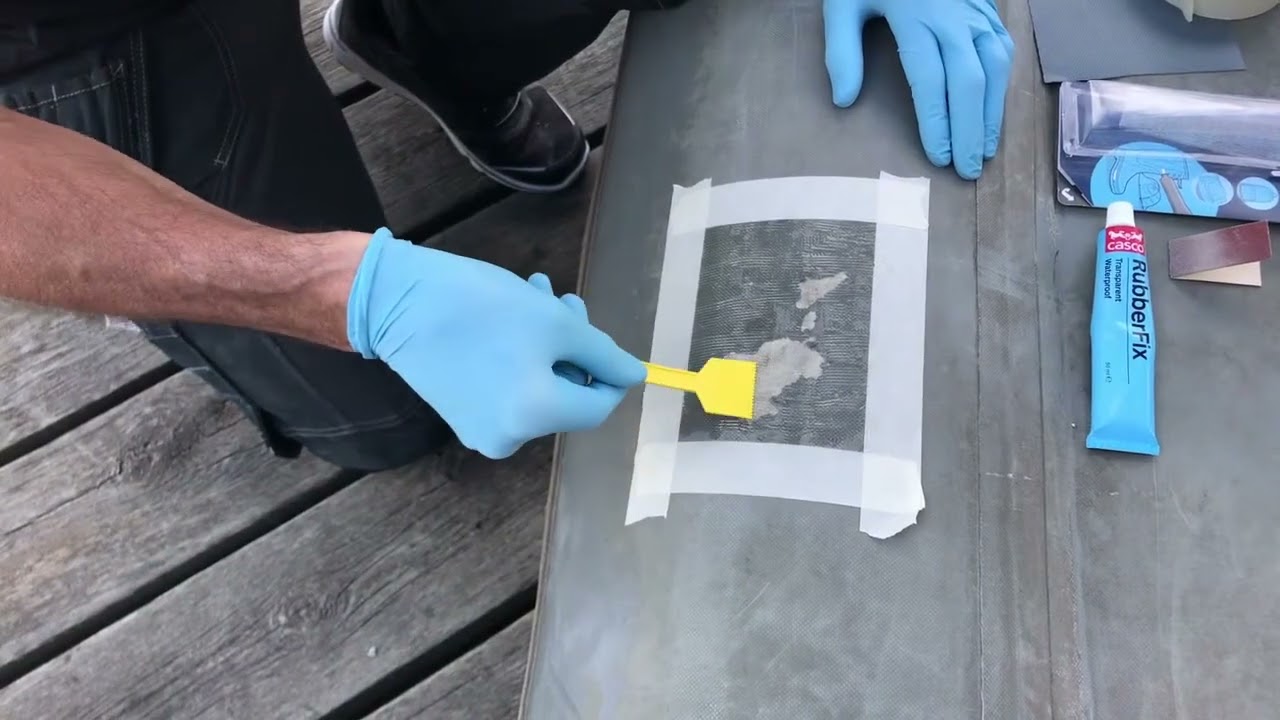 Hvordan reparere gummibåt med Casco RubberFix