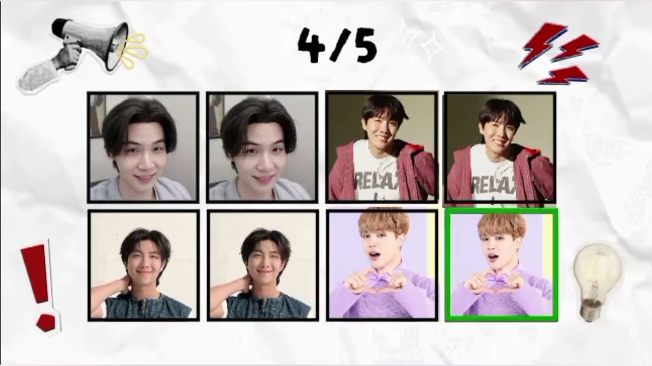 Juego bts: say the Word on beat versión bts 