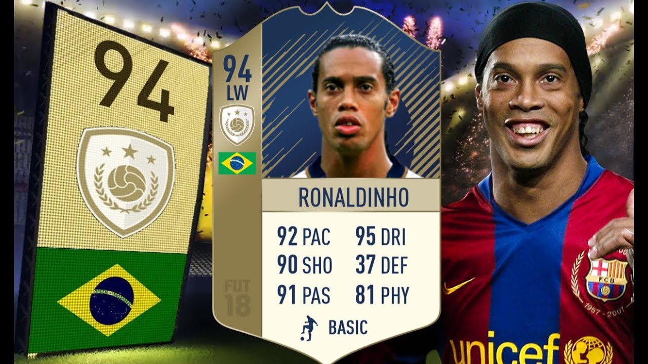 FIFA 18 - Takich piłkarzy już nie ma - 94 Prime Ronaldinho!