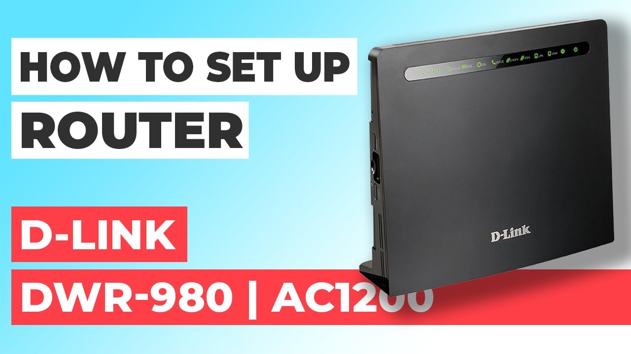 ✅ Как настроить D-Link DWR-980 | Как настроить WiFi-маршрутизатор D-Link AC1200 DWR-980