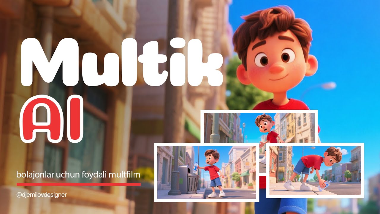 Suniy intelekt yordamida multfilm 1-qism | AI