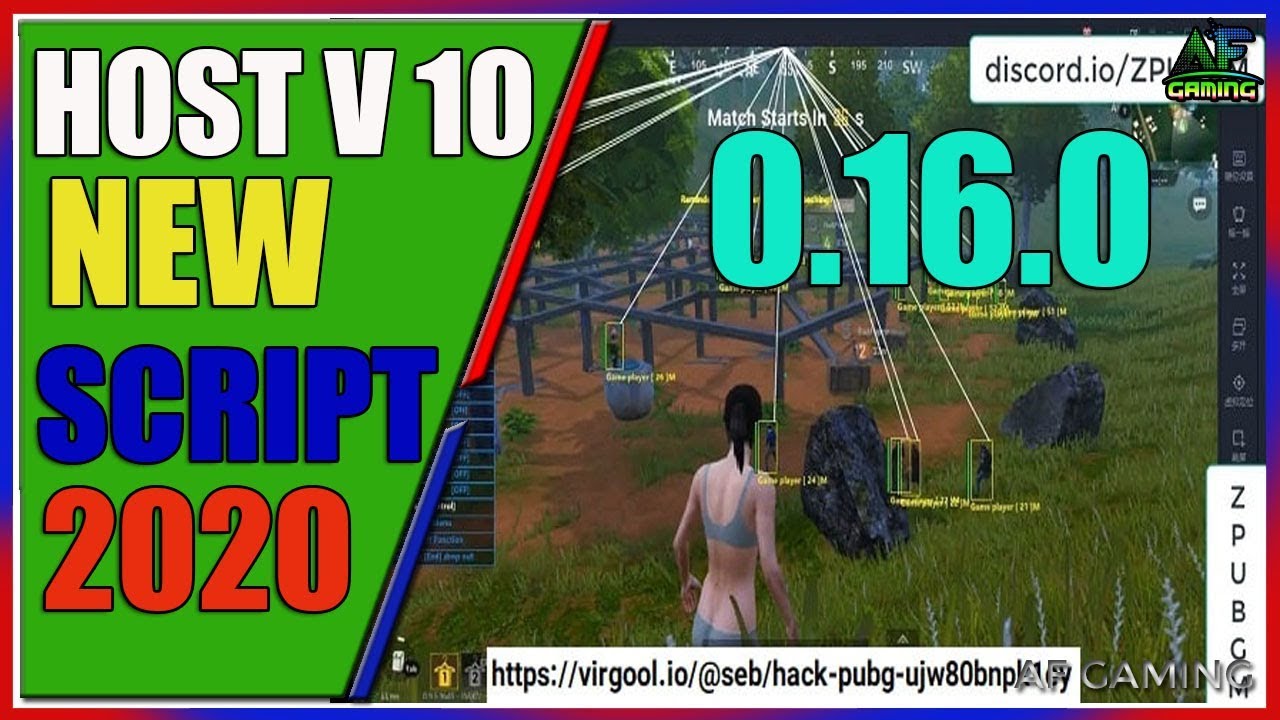 PUBG MOBILE NEW || HOST 10 SCRIPT 11.8 ANTIBAN || PUBG HACK 2020