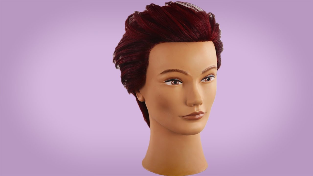 قصة شعر قصيرة خطوة بخطوة, كيفية قص الشعر القصير باحترافية,قصة بيكسي بالون الاحمر#بيكسي#تعليم#الشعر