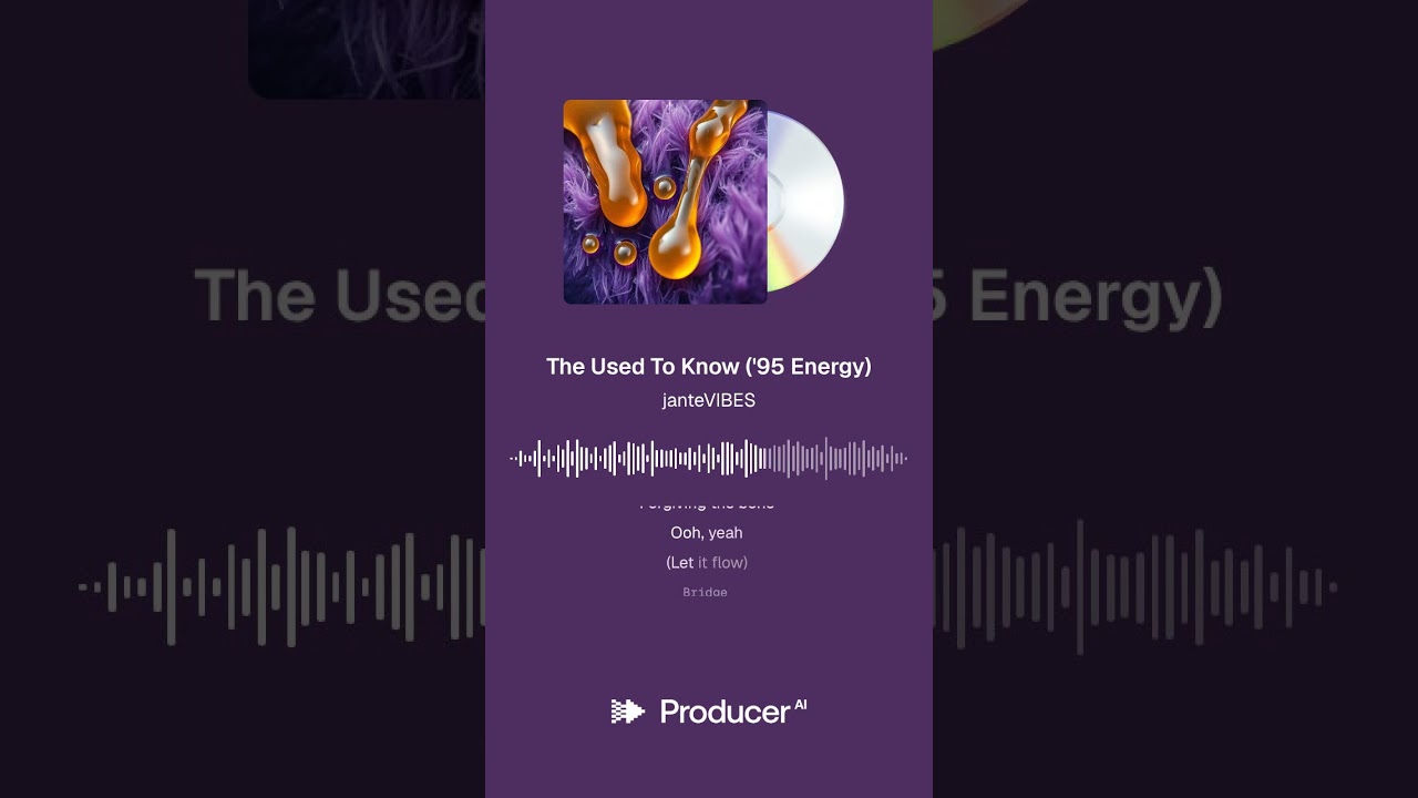 The Used To Know ('95 Energy)