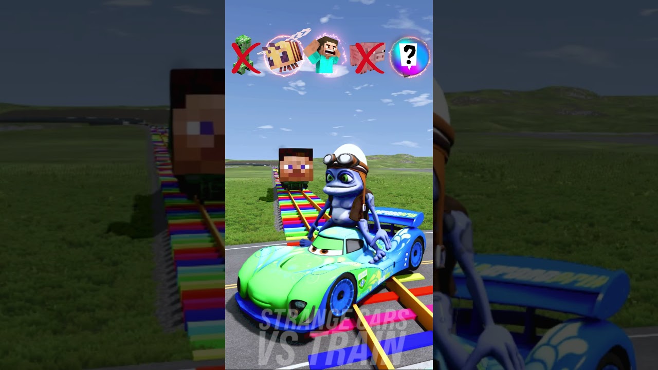 😱 Evil McQueen Train VS Big & Small Pixar Cars: Guido, Mater & More Destroyed?! – BeamNG.drive