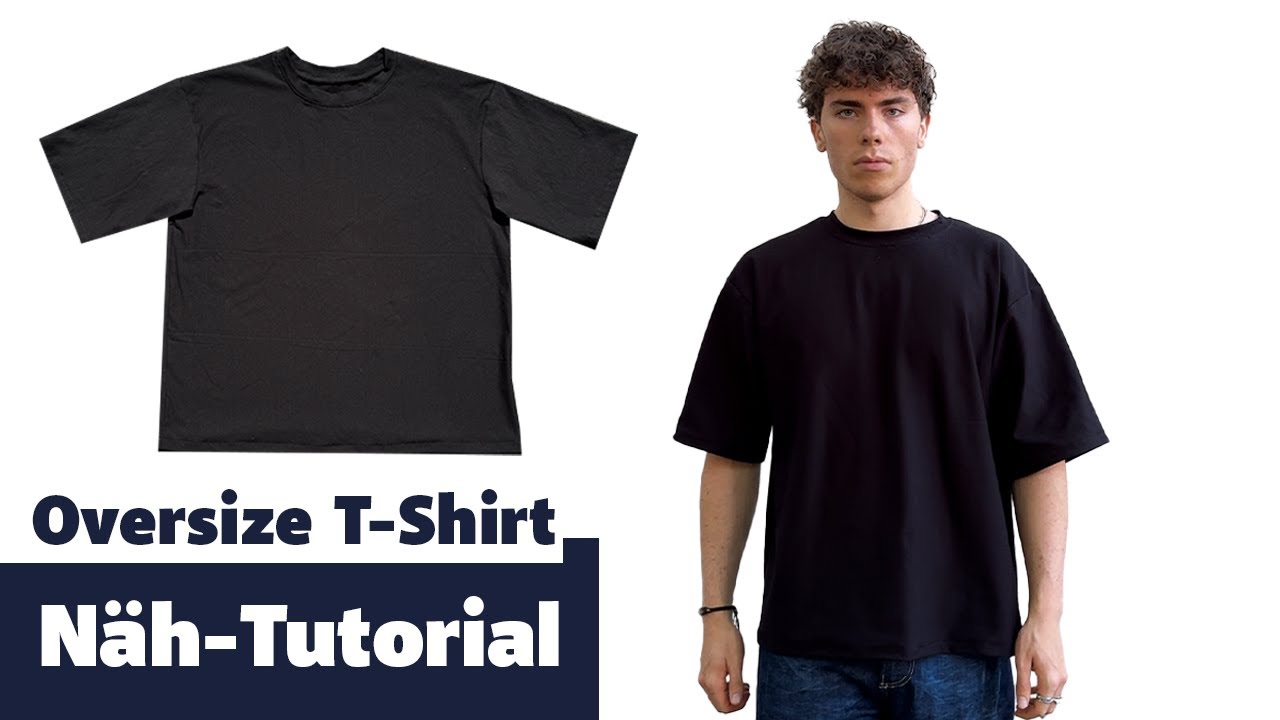 Oversize T-Shirt nähen | Nähanleitung für das perfekte boxy oversize Tee