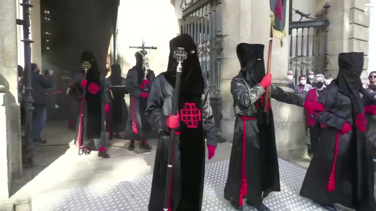 Procesión DEL santo Entierro semana Santa de Ferrol 2022 Viernes santo