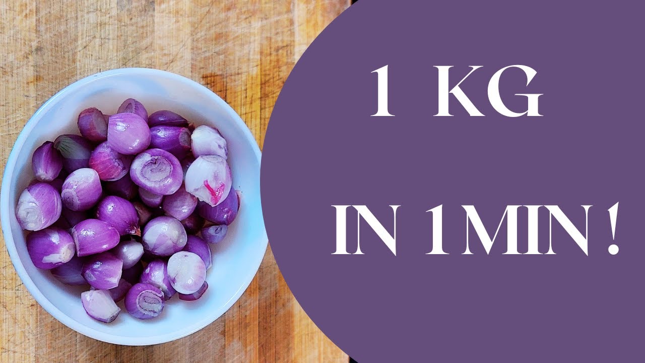 Советы шеф-повара, как легко почистить маленький лук