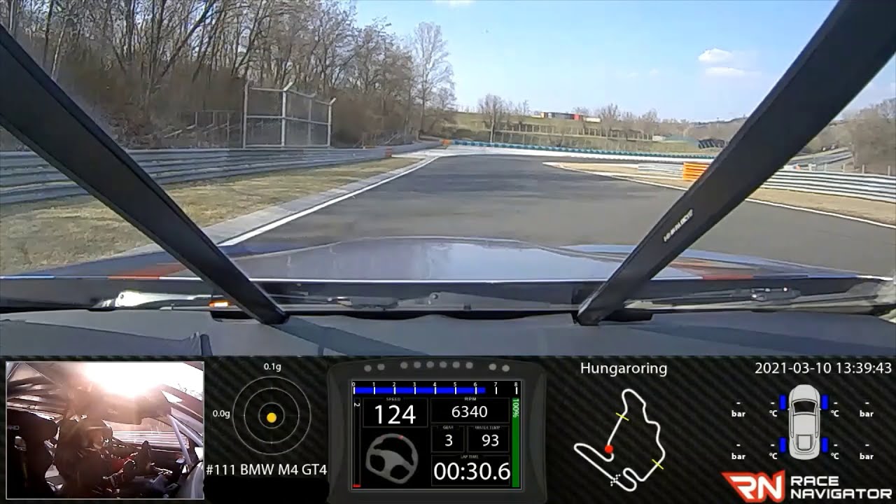 BMW M4 GT4 Hungaroring Test 2021