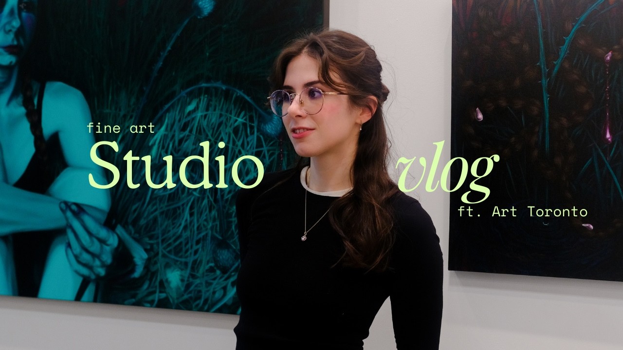 Art Vlog & Reconnecting With Old Hobbies ~ Oil Painting, Art Toronto Prep, Friends, & Hobbies