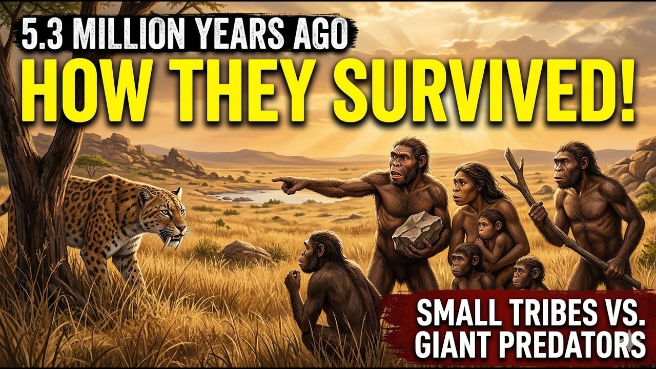 Life 5.3 Million Years Ago | How Small Tribes Survived Among Powerful Predators