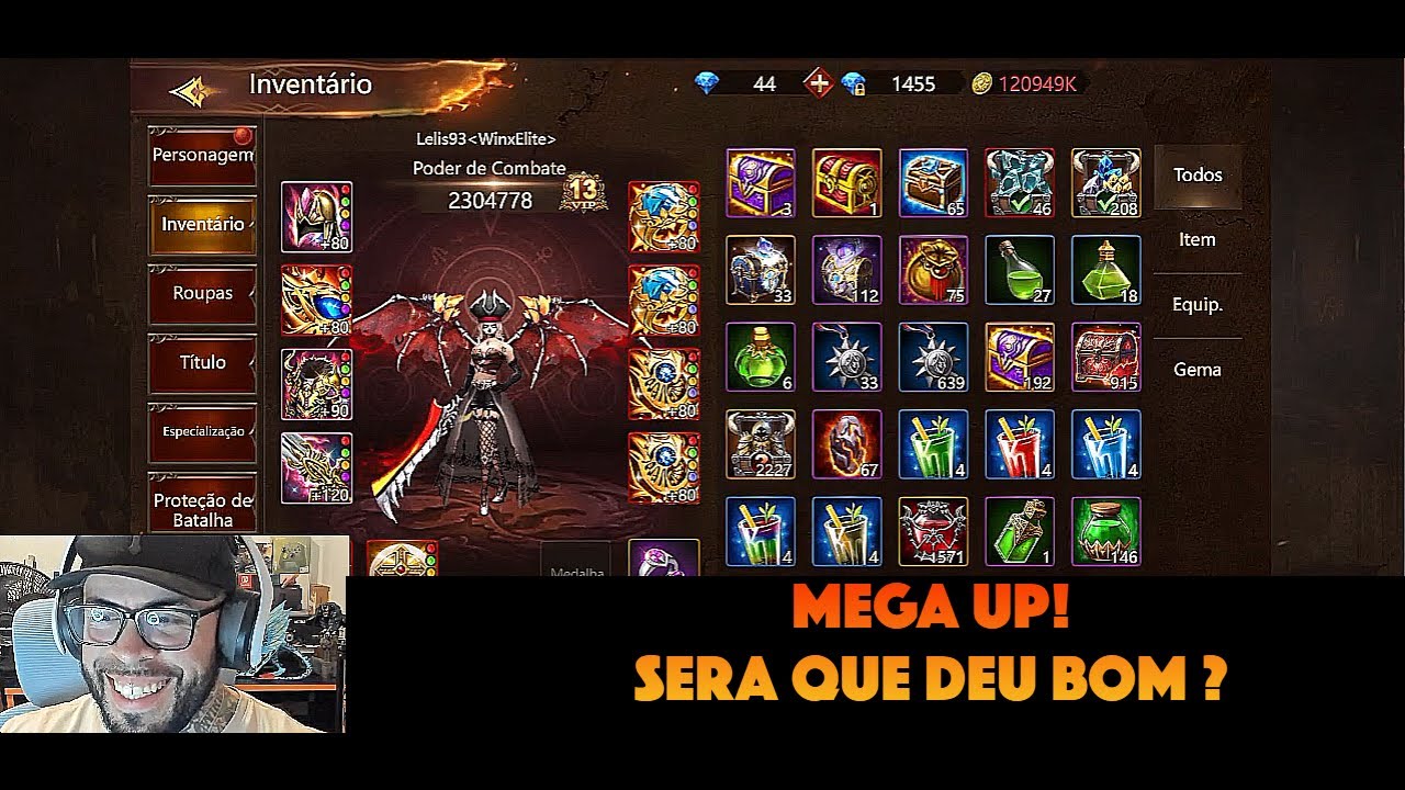 Guarda Mago deu Bom - Mega Up! na conta do Lelis S13