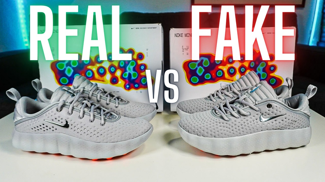 ⚠️REAL vs FAKE (REPLICA,UA) NIKE MIND 002⚠️ APRENDE A DISTINGUIRLAS