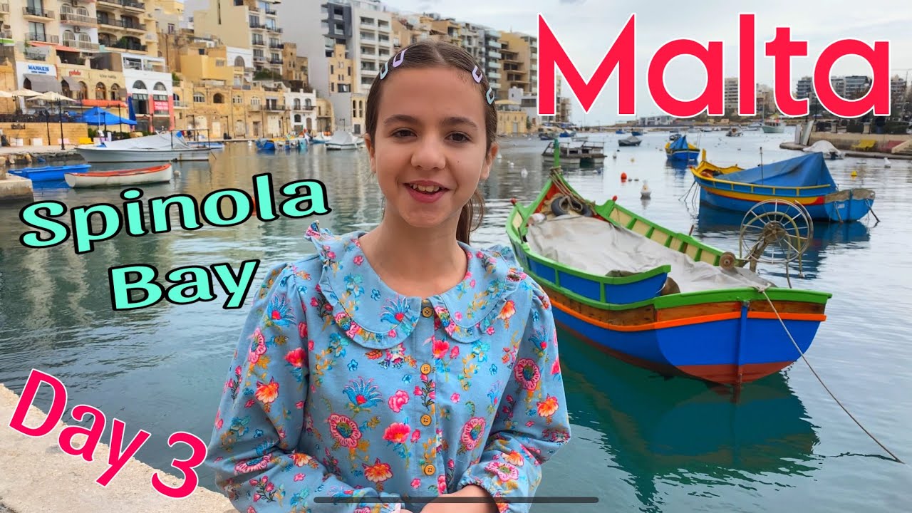 Мальта: ЦЕНЫ НА ЕДУ, Китай захватывает мир!! Malta, St. Julian’s, Spinola Bay
