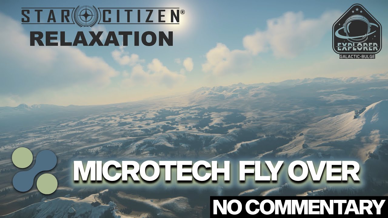Star Citizen Relaxing Flight - 4K - Microtech