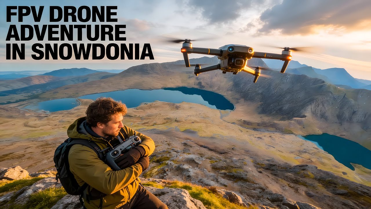 Epic FPV Drone Flight Over Snowdonia | Breathtaking Aerial Views in 4K