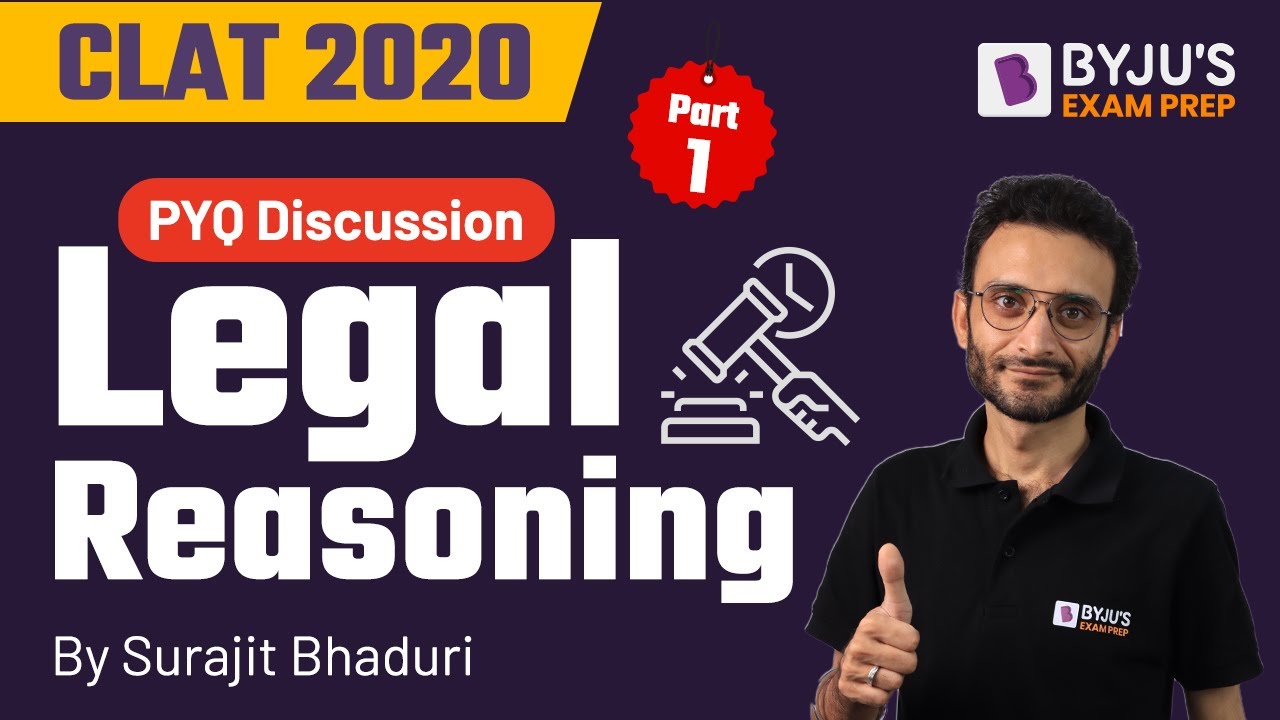 CLAT 2020 | Previous Year Question Discussion | Legal Reasoning | Part 1 | BYJU&rsquo;S Exam Prep