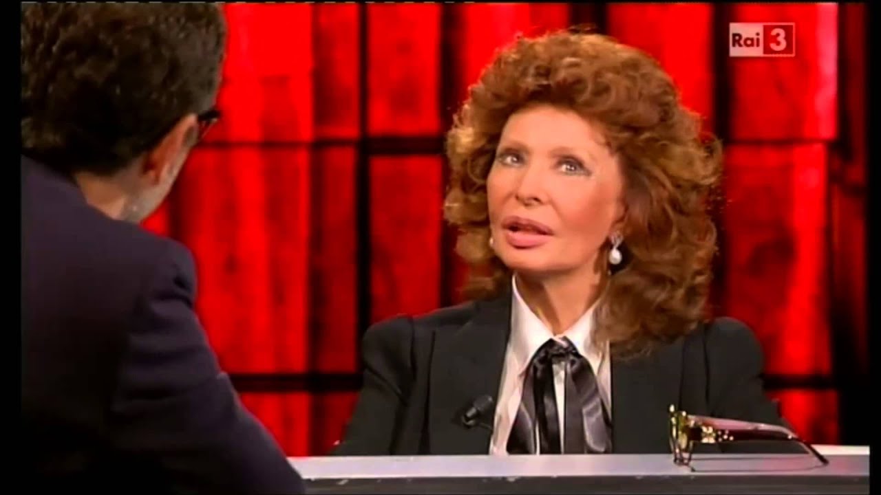 Sophia Loren ospite a Che Tempo Che Fa del 05/10/2014