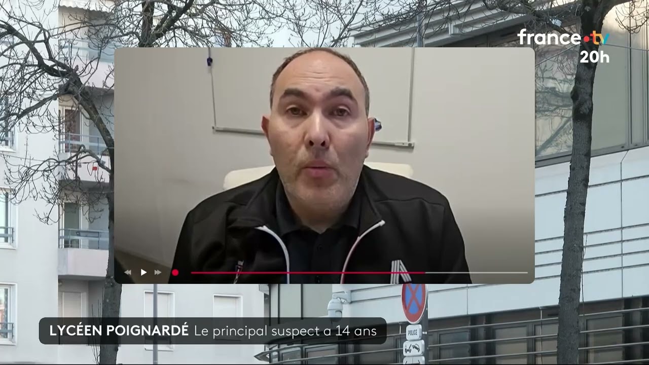 Agression d'un jeune lycéen à Bron Alain Barberis Alliance PN - France2 20h 24 02 2026