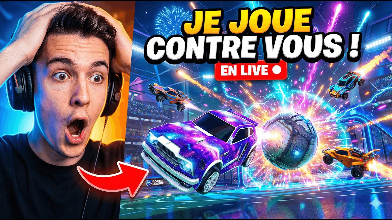 ​🔴 LIVE ROCKET LEAGUE : Je joue avec VOUS ! (Matchs Privés 🚗💨)