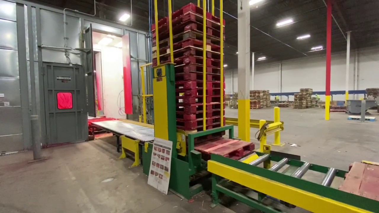 PRS Automated Full Stack Pallet Paint System