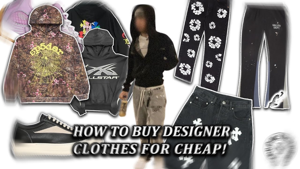 HOW TO GET DESIGNER CLOTHES FOR CHEAP | Chrome Hearts, Hellstar, LV, Gallery Dept & MORE✈️‼️