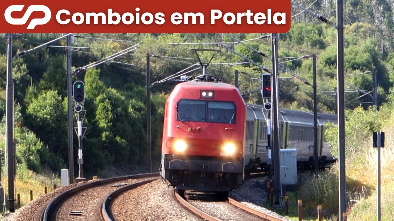 Comboios em Portela - Comboios rápidos