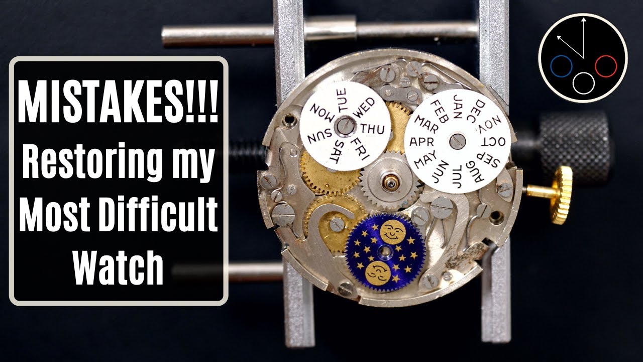 Triple Date / Moon Phase: Felsa 693 is my Most Complicated Watch Restoration