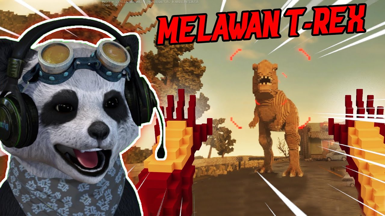 POO PANDA JADI IRONMAN MELAWAN T-REX!! - Teardown Indonesia