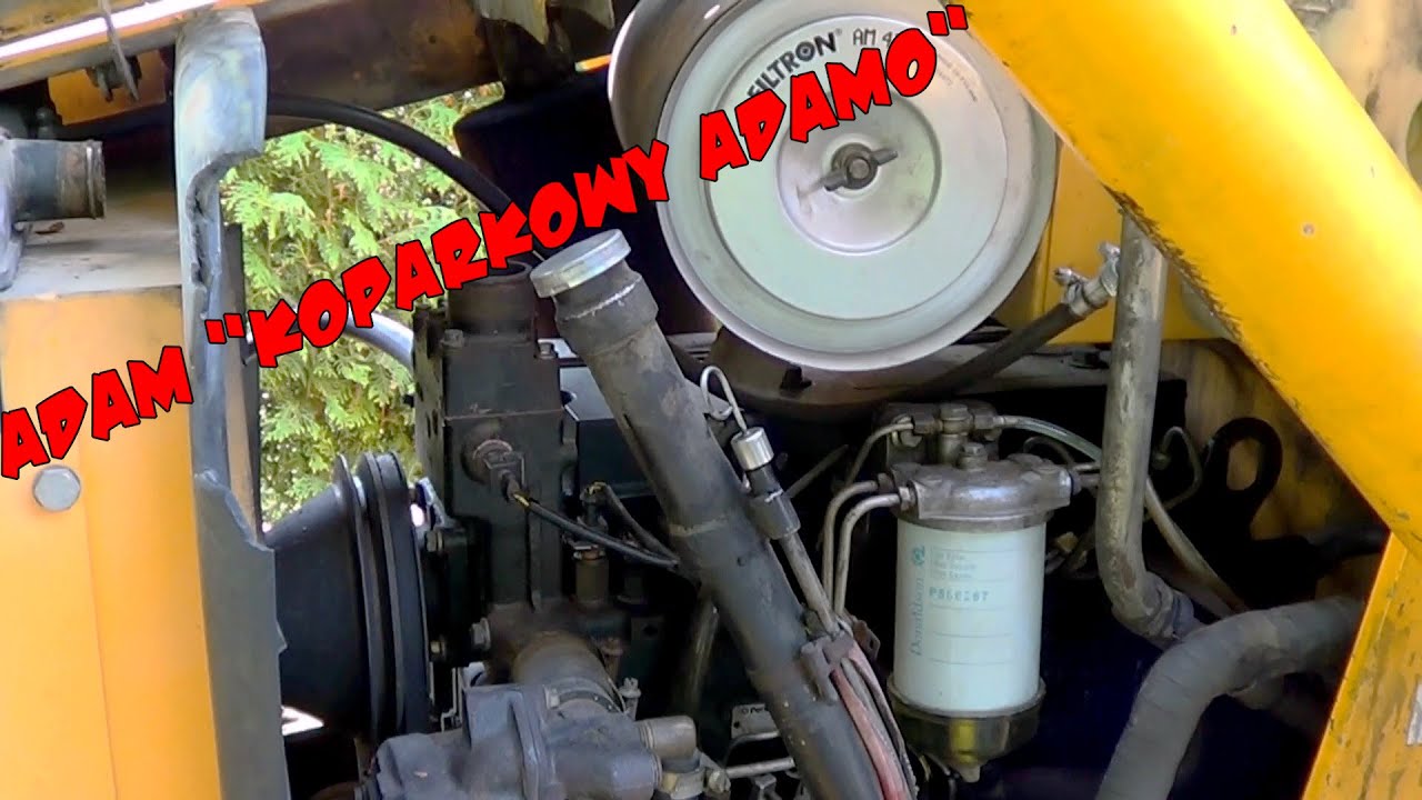 JCB 3CX Wymiana termostatu - thermostat replacement Perkins AB 1004-4t