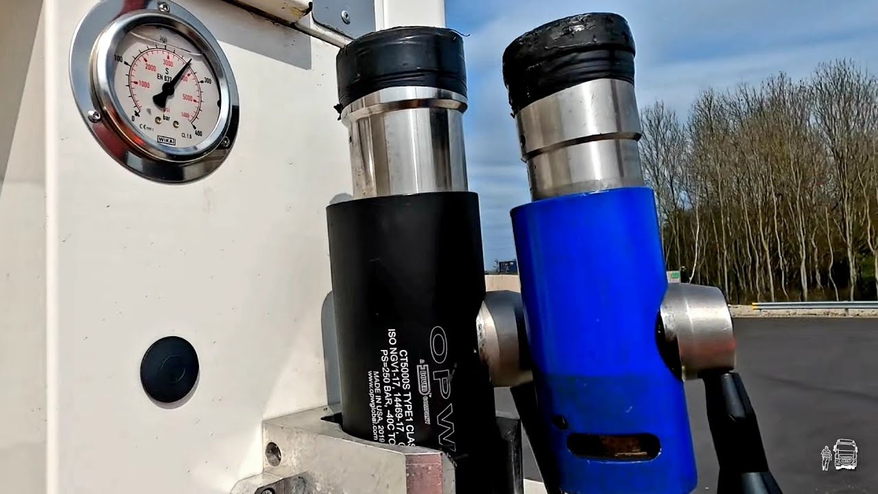 How To Refuel A Gas Truck With CNG - Iveco Stralis 400 NP