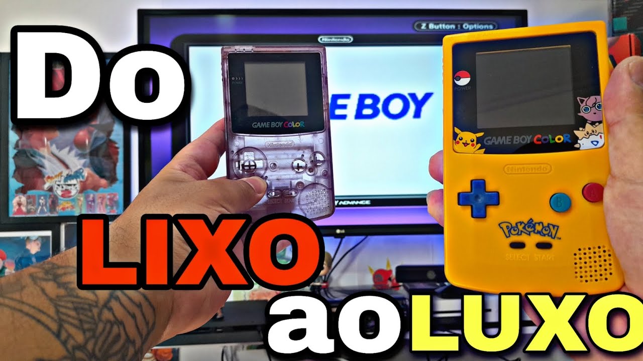Полное восстановление Game Boy Color (из мусора в сокровище)
