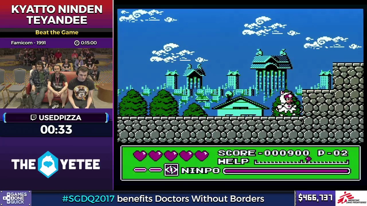 Kyatto Ninden Teyandee by Usedpizza in 11:29 - SGDQ2017 - Part 61
