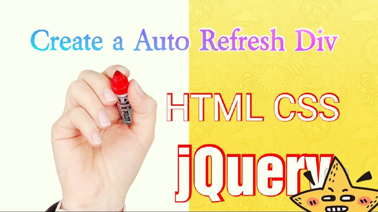 How to refresh div without page reload using html css jquery tutorial in hindi