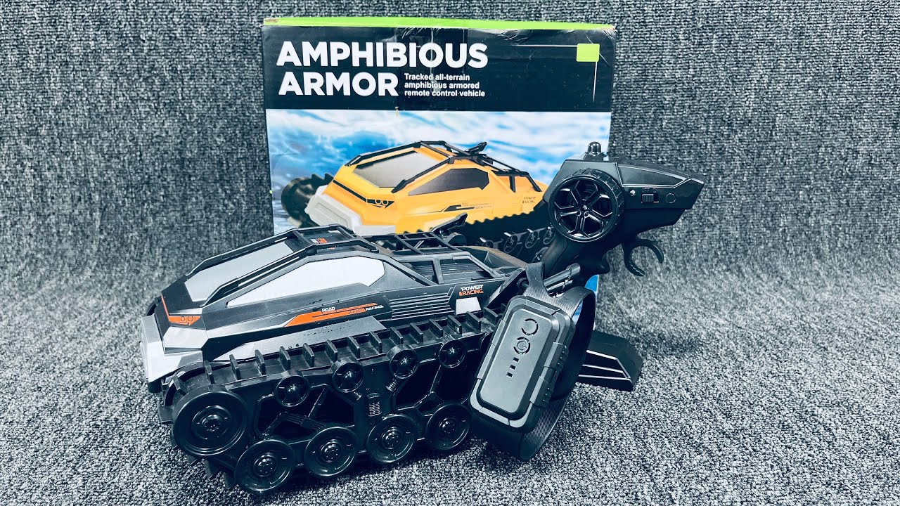 🚀Unboxing the amphibious remote-controlled car, unlocking a new and fun experience