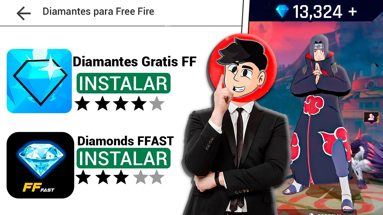 আমি এমন অ্যাপ চেষ্টা করেছি যা ফ্রি ফায়ারে বিনামূল্যে হীরা দেয়...