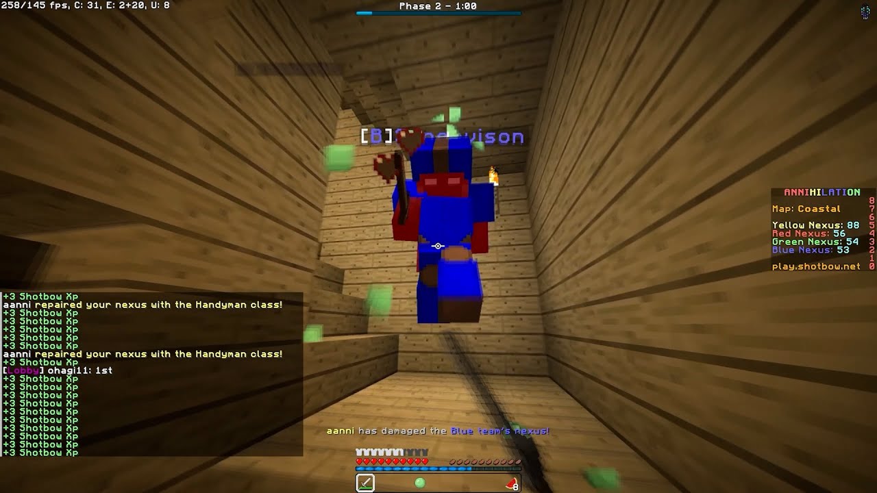 Phase 2 RUSH with EFF 5 Pickaxe ☢️ ~ Shotbow Anni