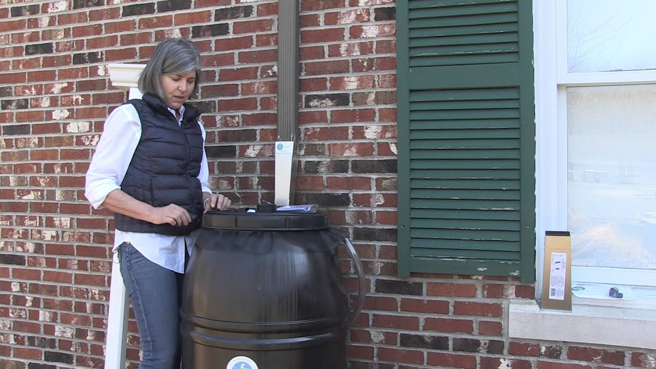 Installing A Rain Barrel-Part 2 Overflow Valves
